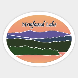 Newfound Lake Summer Motif Sticker